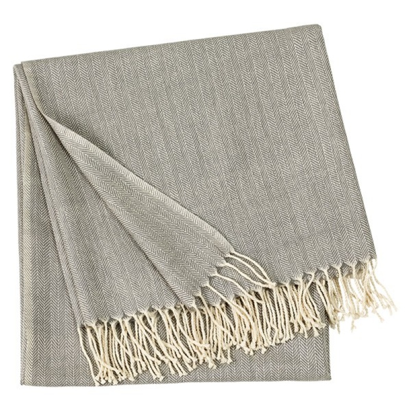 Linum Vertigo torkkupeitto 130x170cm, light stone grey
