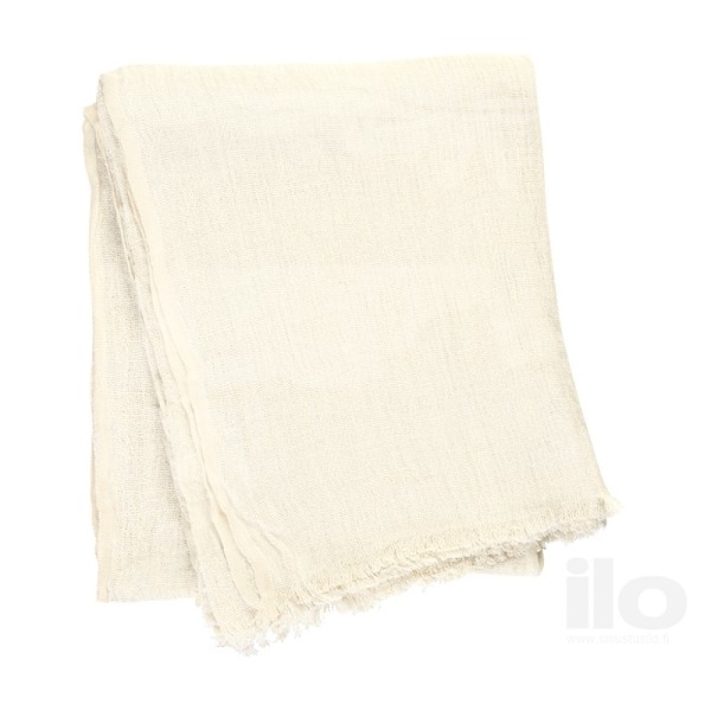 Linum Pomezia torkkupeitto 130x170cm, creamy beige