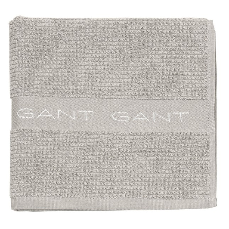 Gant Rib towel kylpypyyhe, sheep grey