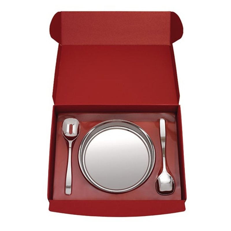 Alessi JM Salaattikulho ja salaatinottimet, teräs