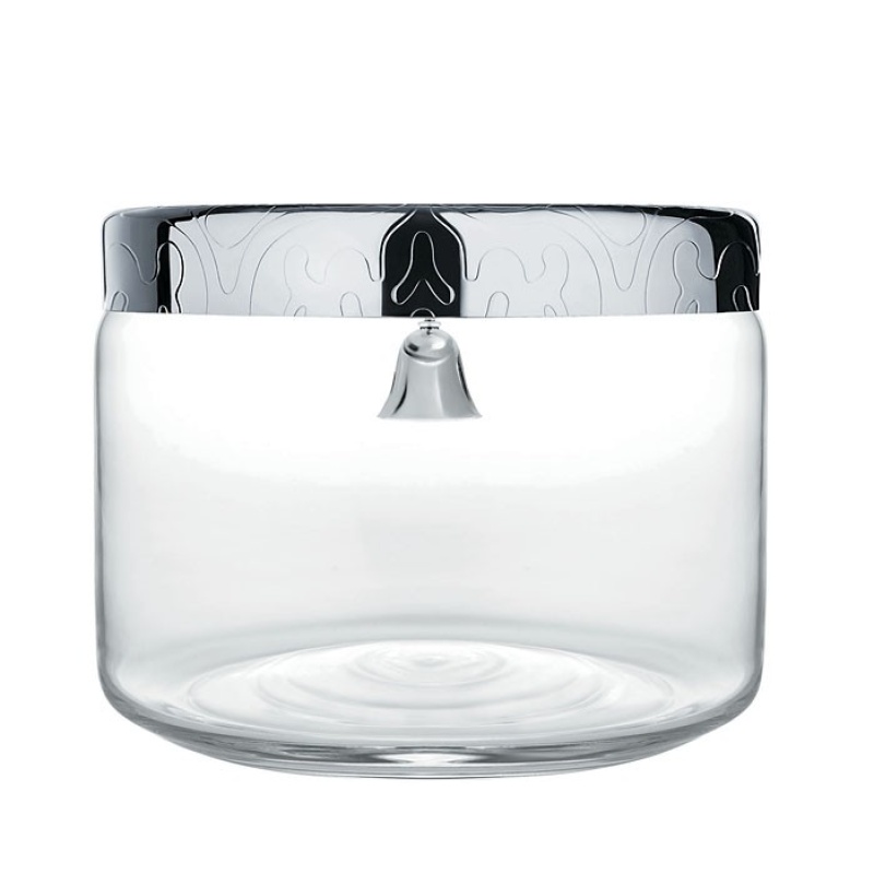 Alessi Dressed Biscuit box, lasinen säilytyspurkki