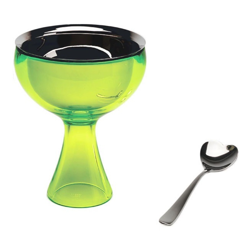 Alessi Big Love jäätelökulho, green bud