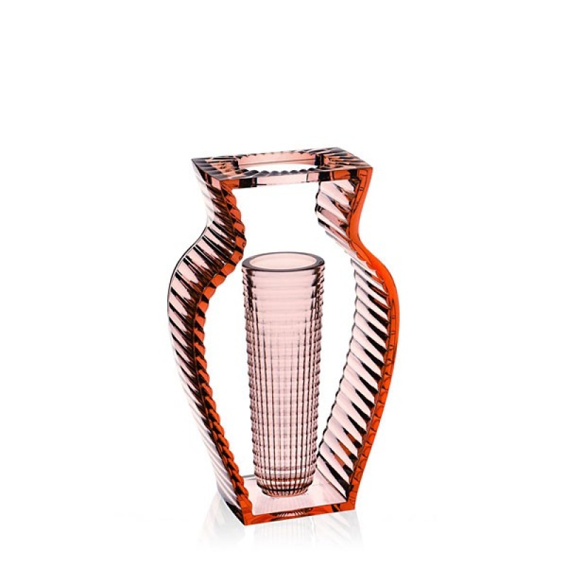 Kartell I Shine maljakko, lohenpunainen