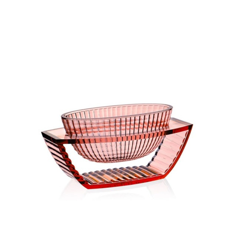 Kartell U Shine maljakko, lohenpunainen