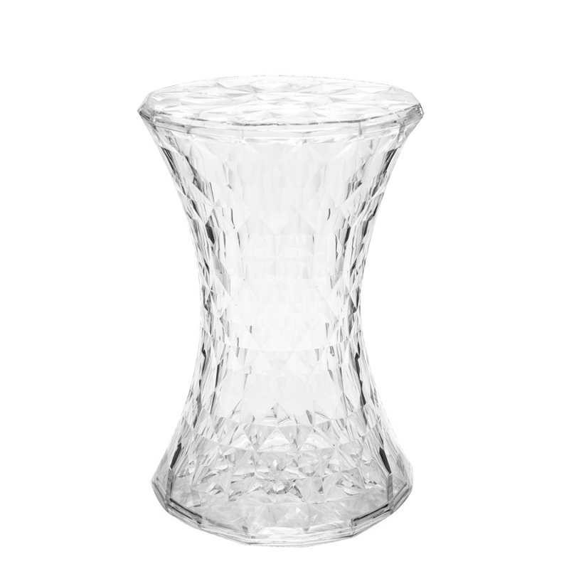 Kartell Stone jakkara, kirkas läpinäkyvä