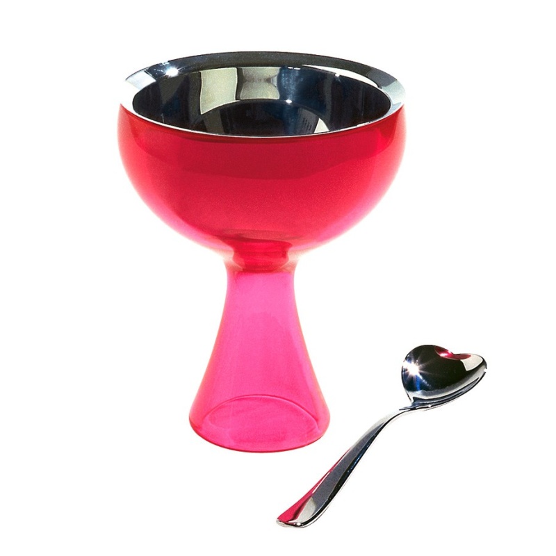 Alessi Big Love jäätelökulho, fuchsia