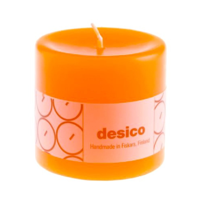Pöytäkynttilä, vaalean oranssi 7cm