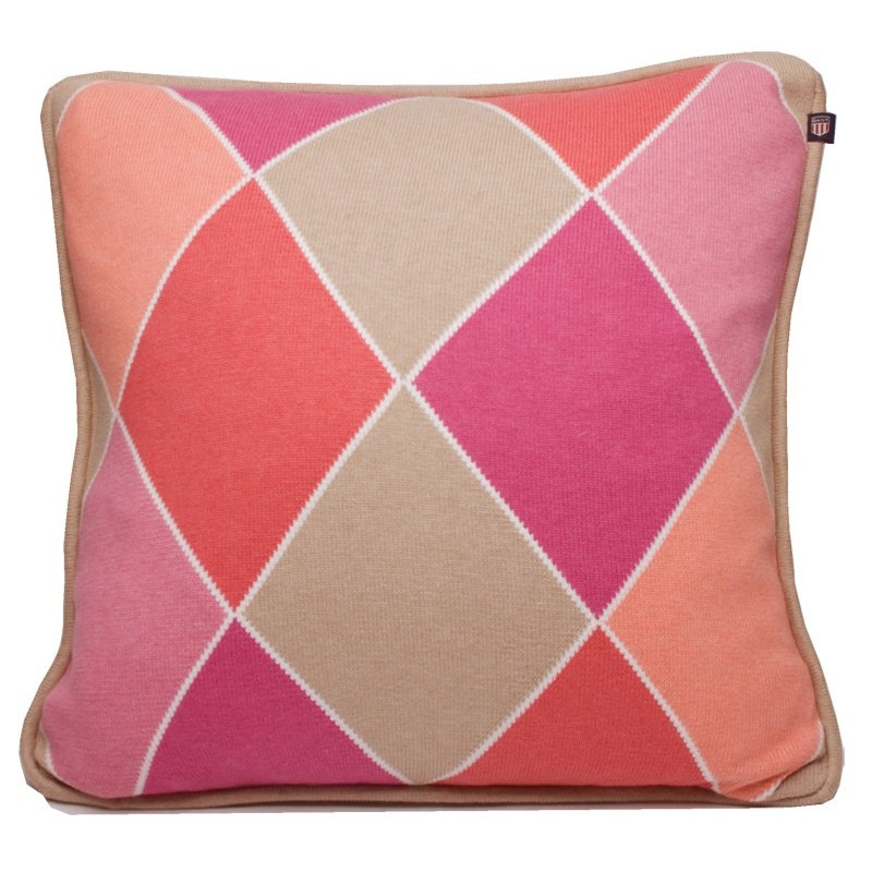 Gant Key west argyle tyynynpäällinen, coral red
