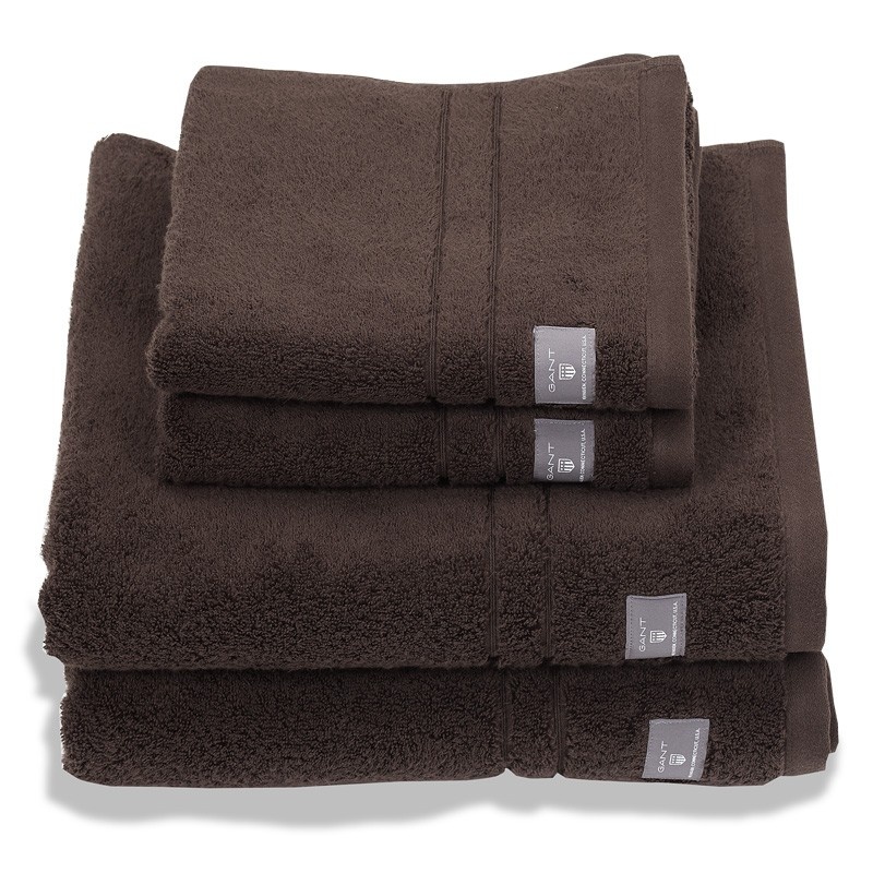 Gant Premium pyyhe 30x50cm, bark brown