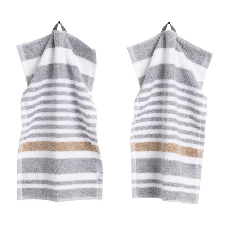 Rail vieraspyyhe 2kpl, light grey