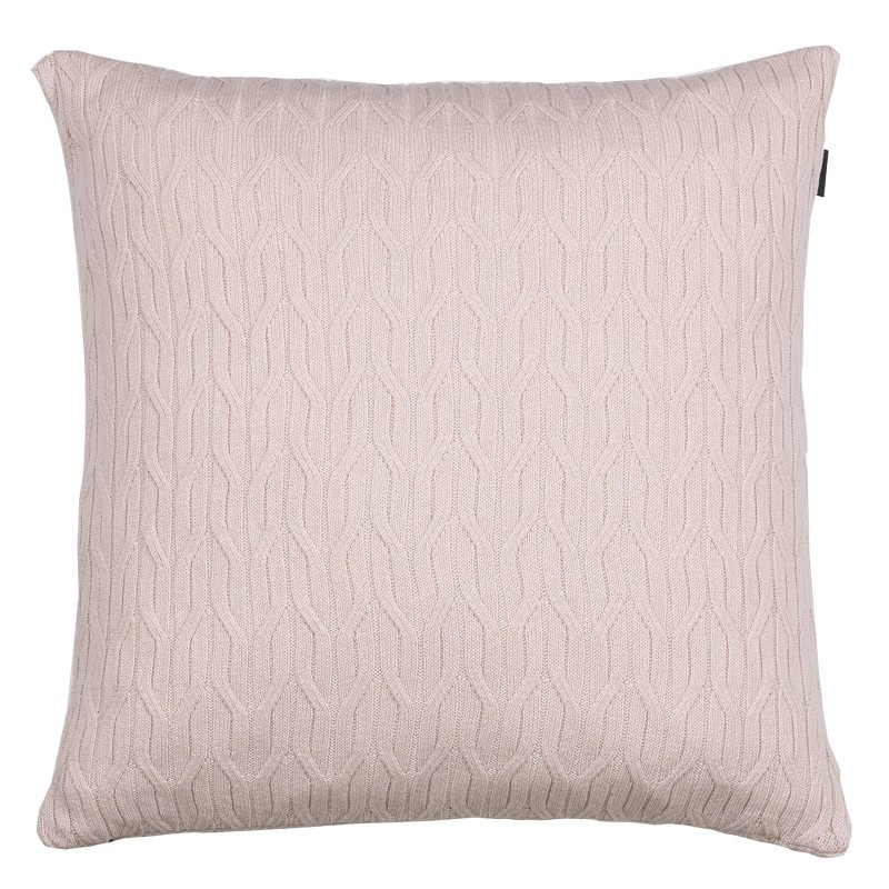 Gant Flat cable knit tyynynpäällinen, champagne pink