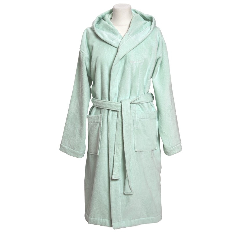 Kylpytakki Velour robe, bay green M