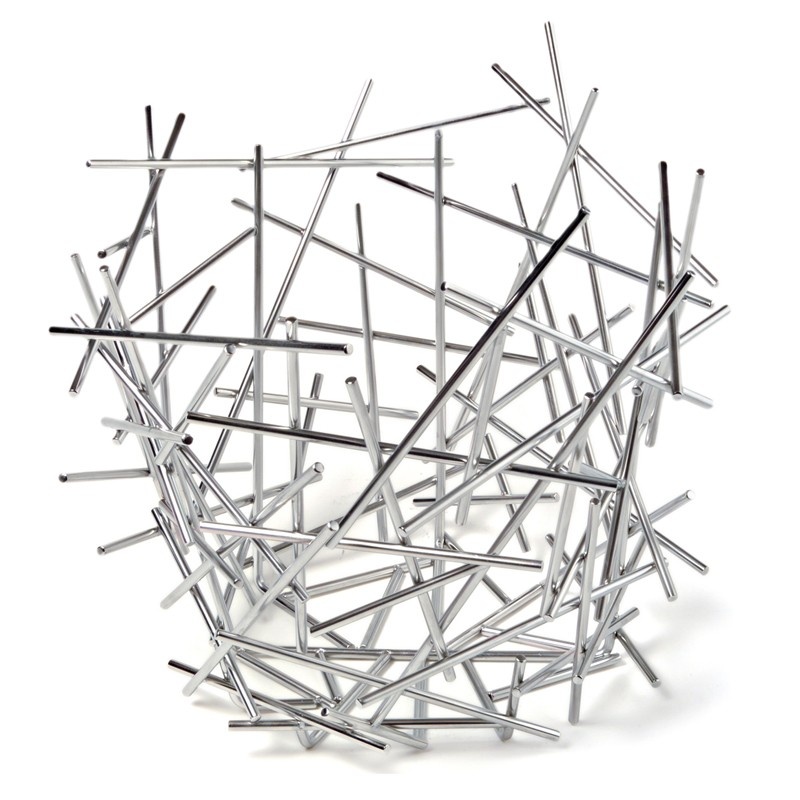 Alessi Blow Up citrus basket hedelmäkori, teräs
