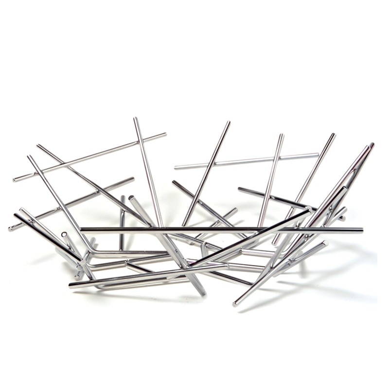 Alessi Blow Up hedelmä- ja leipäkori, teräs