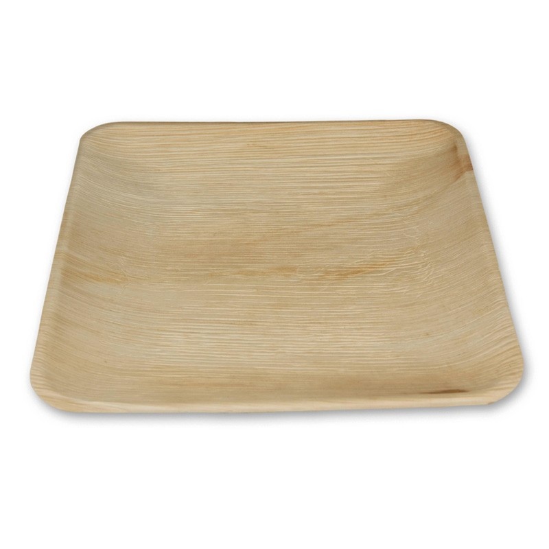 Lautanen 25x25cm, 5kpl palmunlehti