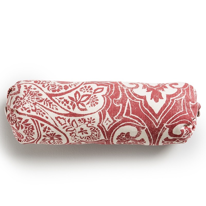French paisley bolster tyyny, summer rose