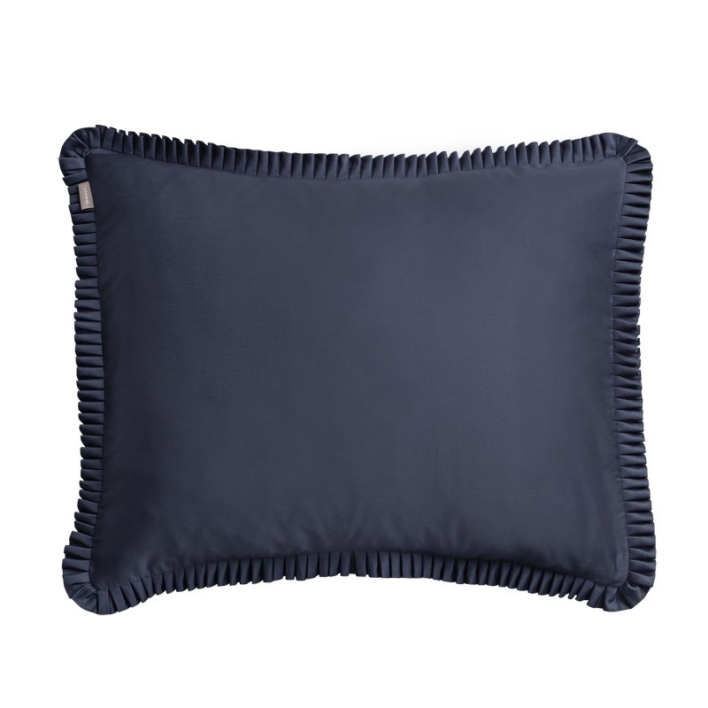 Sateen pleat tyynyliina, sateen blue