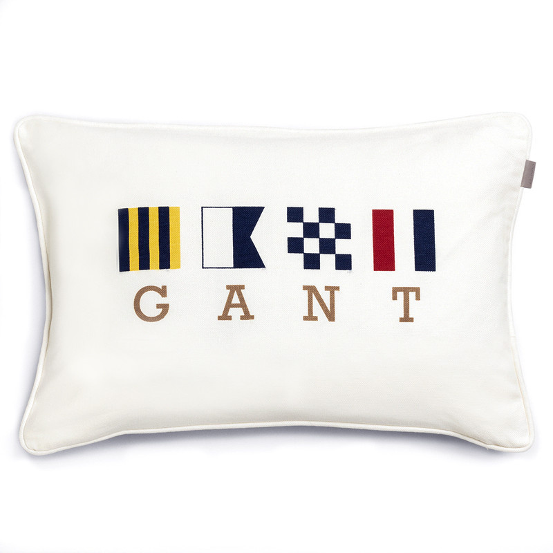 Flag cushion tyynynpäällinen, valkoinen