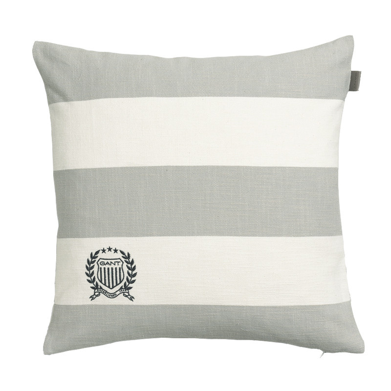 Rugby stripe tyynynpäällinen, harmaa