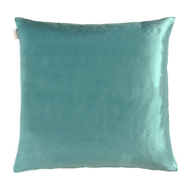Linum Side tyynynpäällinen silkki, turquoise