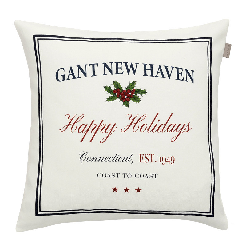 Gant Greetings Happy Holiday tyynynpäällinen