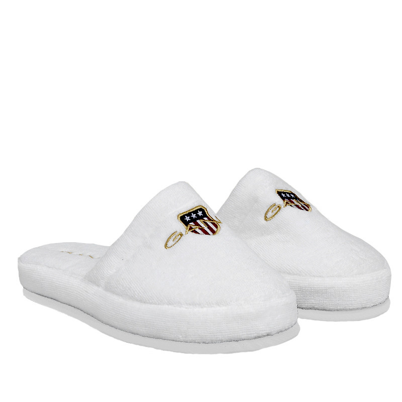 Archive shield slippers kylpytossut, white L-XL