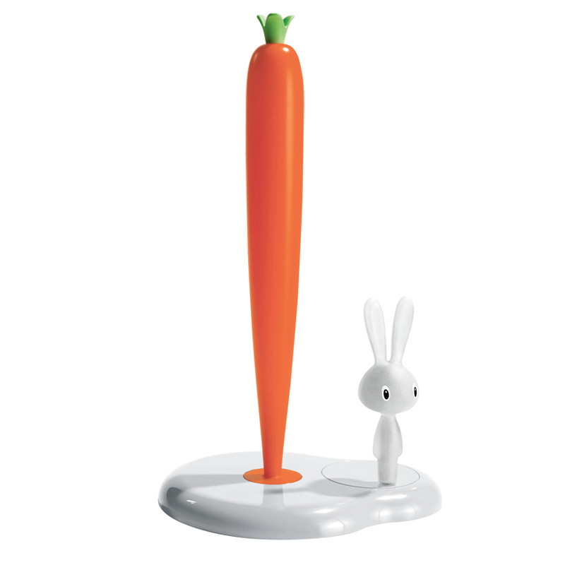 Alessi Bunny & Carrot talouspaperiteline 34cm, valkoinen