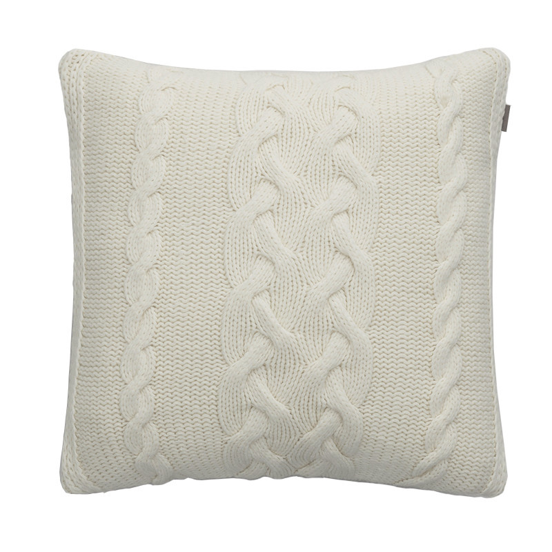 Cable knit tyynynpäällinen 50x50cm, eggshell