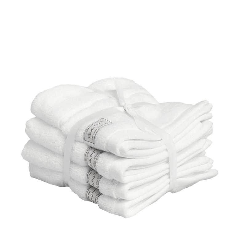 Premium vieraspyyhe 4kpl, 30x30cm white