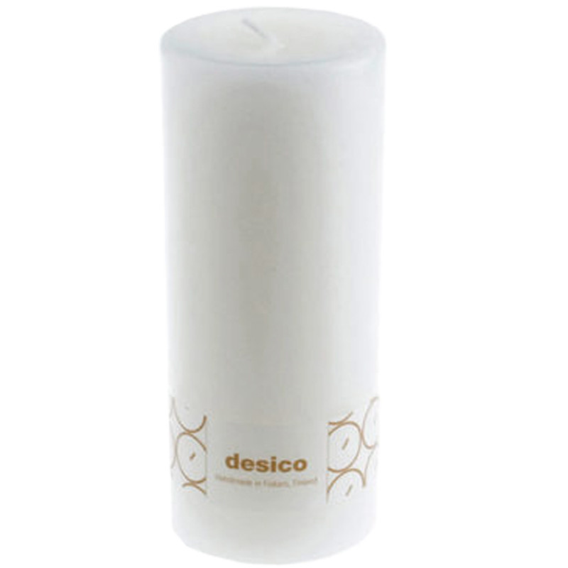 Desico pöytäkynttilä 19cm, valkoinen