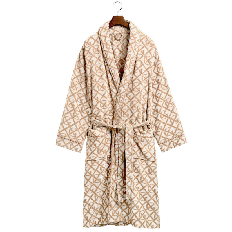 Monogram kylpytakki, white sand L