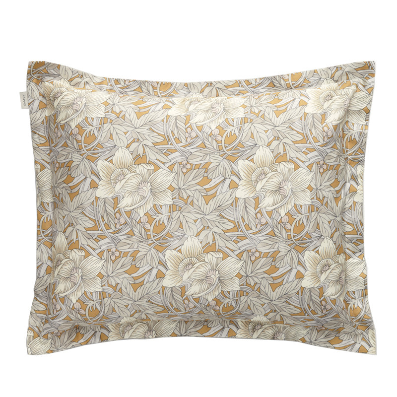 Gant Floral tyynyliina, dark mustard yellow