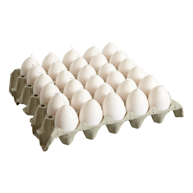 Kananmunan muotoinen kynttilä