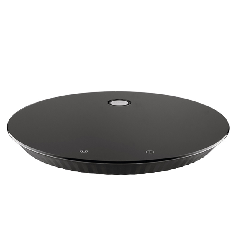 alessi plissé keittiövaaka, musta