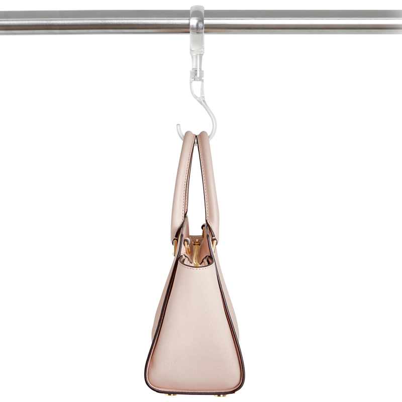 idesign 360° kääntyvä s koukku, läpinäkyvä