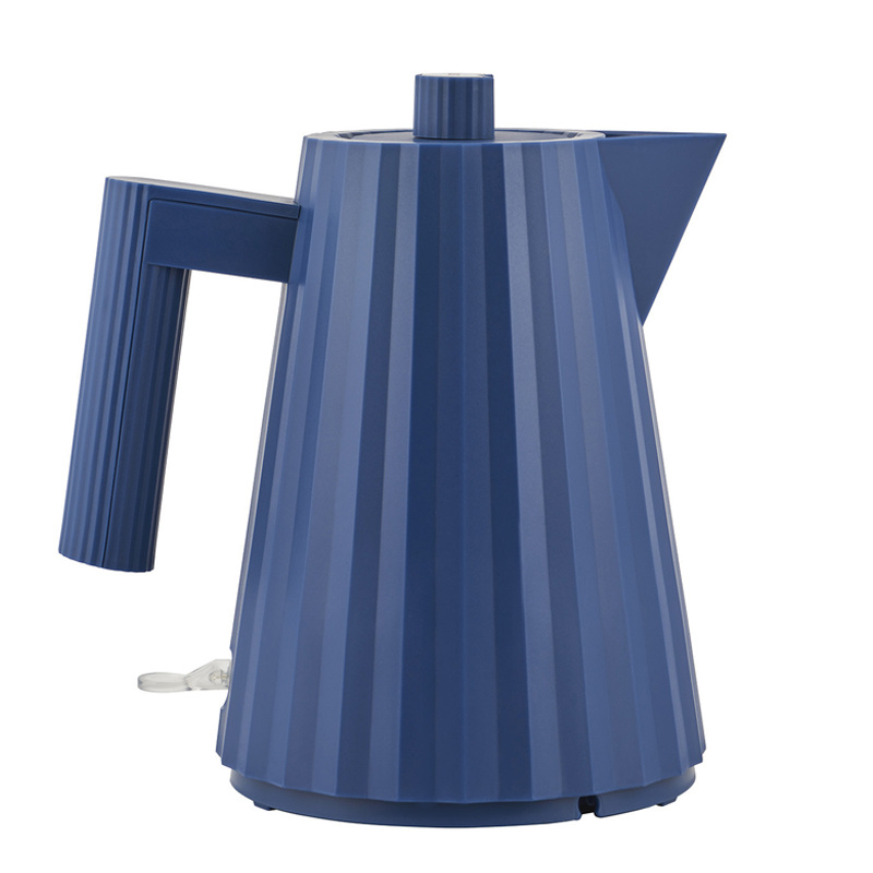 alessi plissé vedenkeitin, sininen 1l