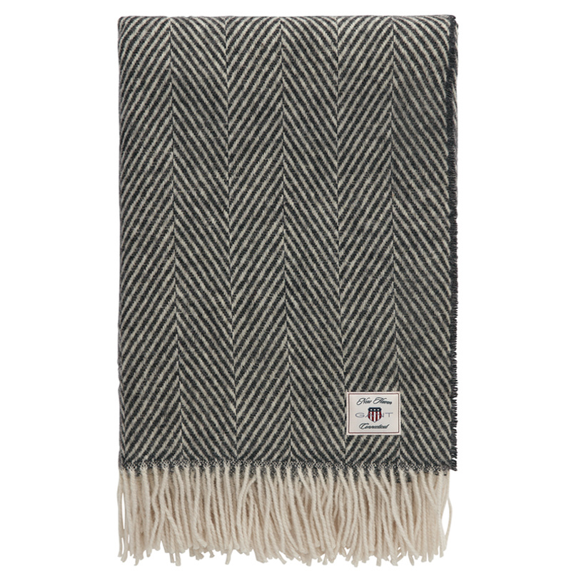 gant herringbone wool throw torkkupeitto, faded brick (kopio)