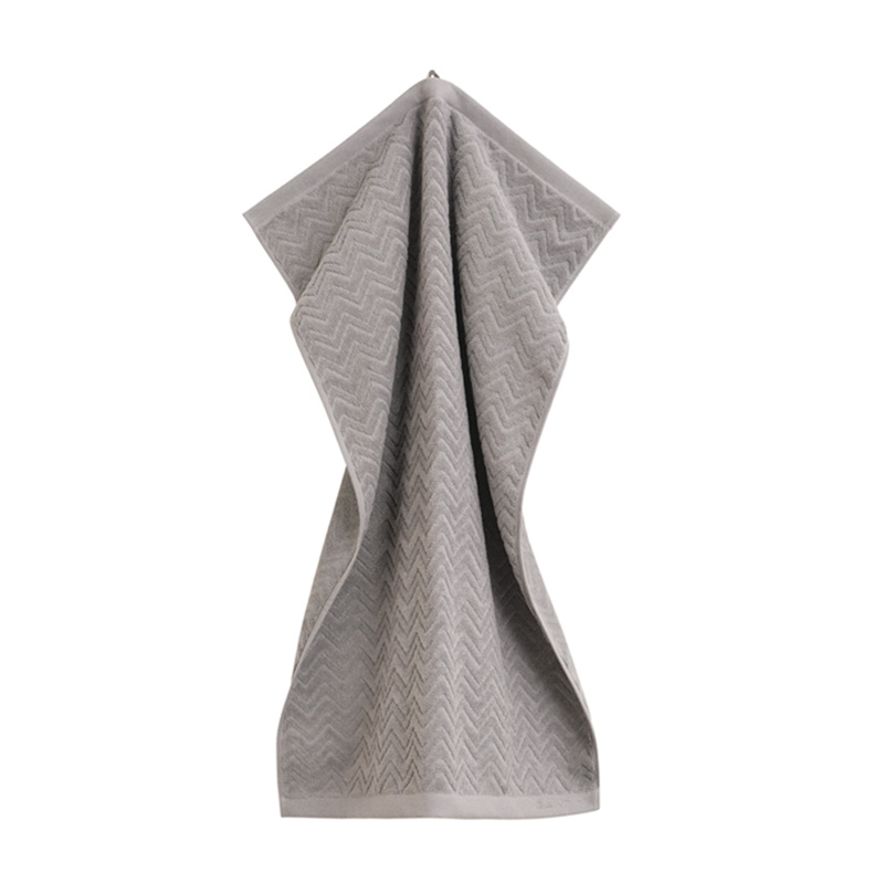 gant jacquard herringbone käsipyyhe 30x50cm, concrete grey