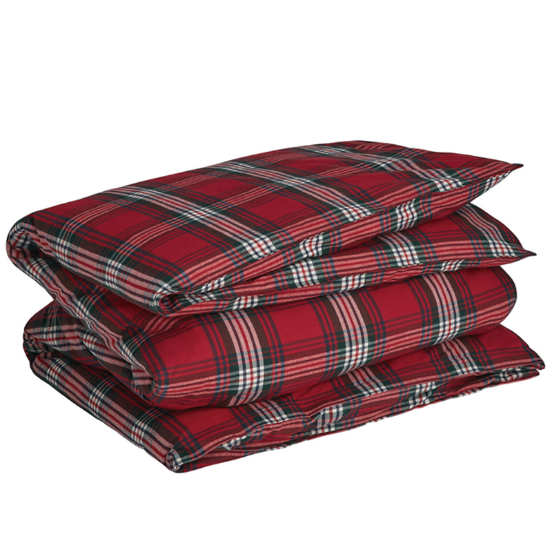 gant holiday flannel pussilakana, ruby red