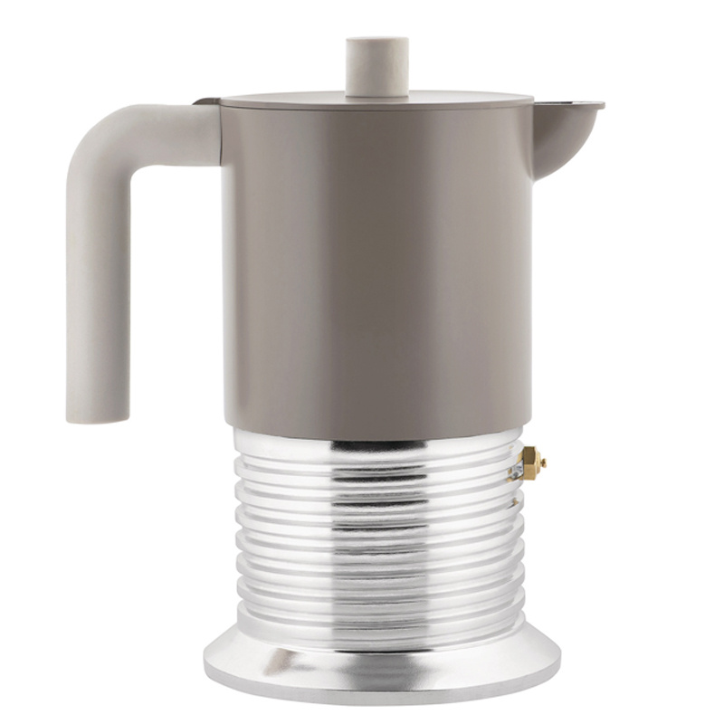 Alessi Vite espressokeitin, 6:n kupin, harmaa