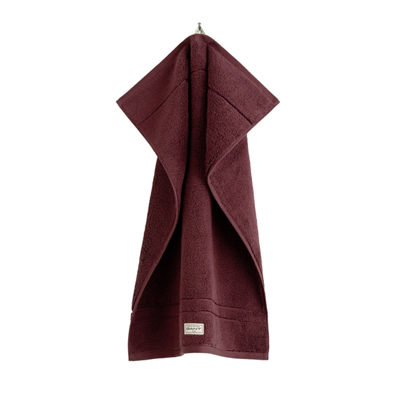 GANT Premium käsipyyhe 30x50cm, darkened wine